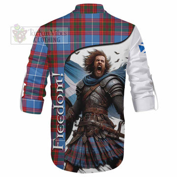 Spalding Crest Tartan Ghillie Kilt Shirt Inspired by the Freedom of Scottish Warrior - Tartan Vibes Clothing