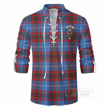 Spalding Tartan Ghillie Kilt Shirt with Family Crest DNA In Me Style - Tartan Vibes Clothing