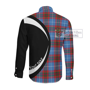 Spalding Tartan Long Sleeve Button Up with Family Crest Circle Style Men's Shirt - Tartan Vibes Clothing