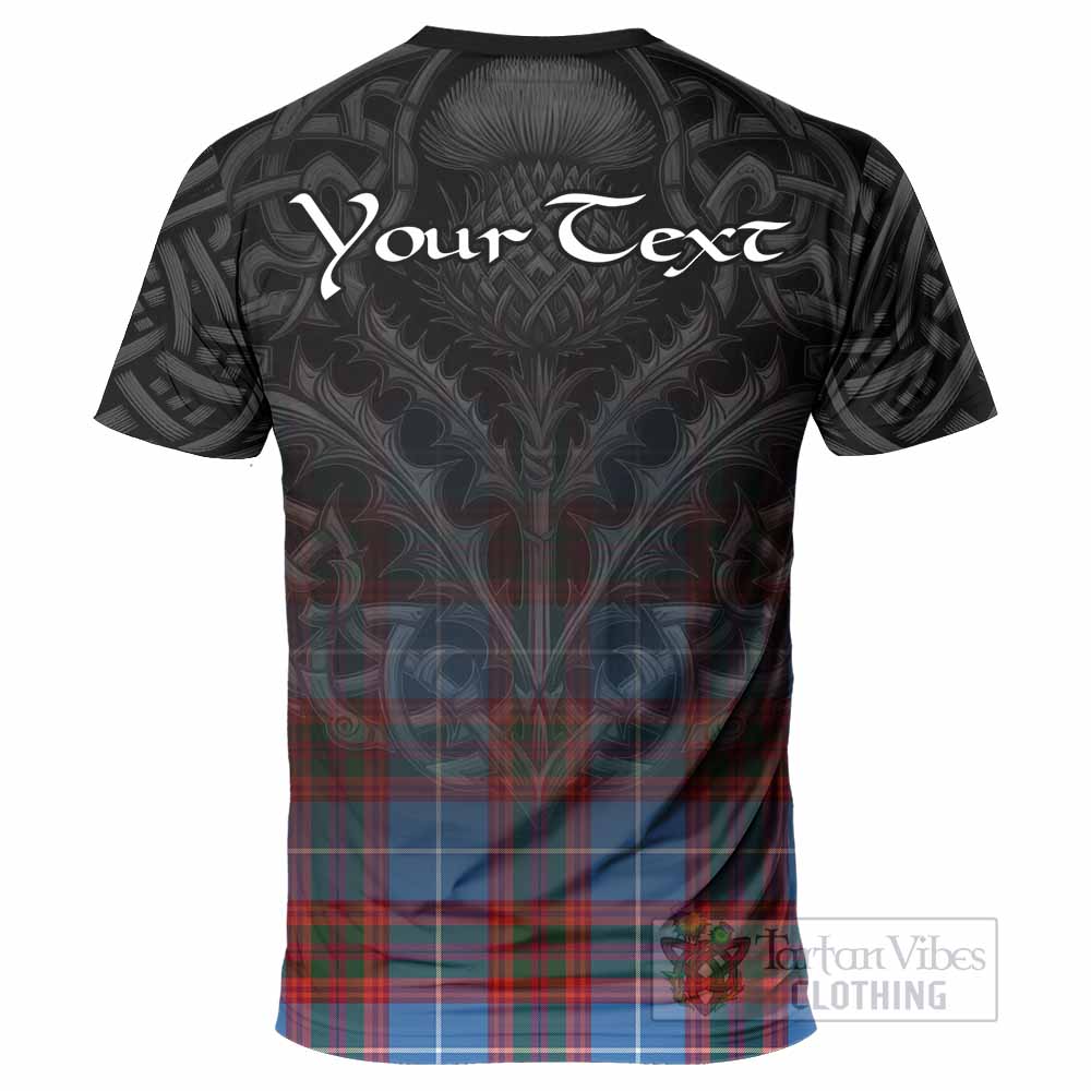 Spalding Tartan T-Shirt with Family Crest Celtic Thistle Vibes - Tartan Vibes Clothing