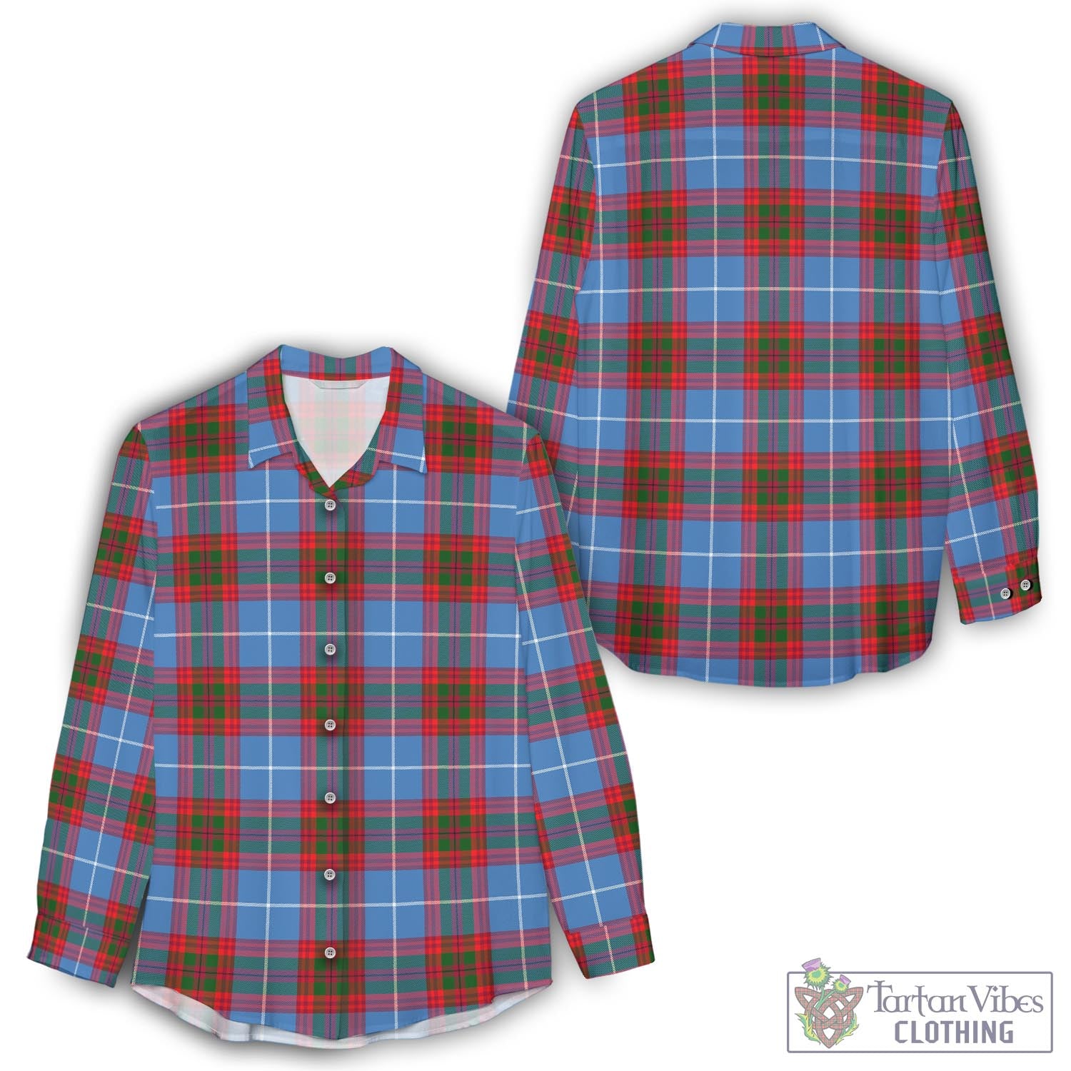 Spalding Tartan Women's Casual Shirt - Tartan Vibes Clothing