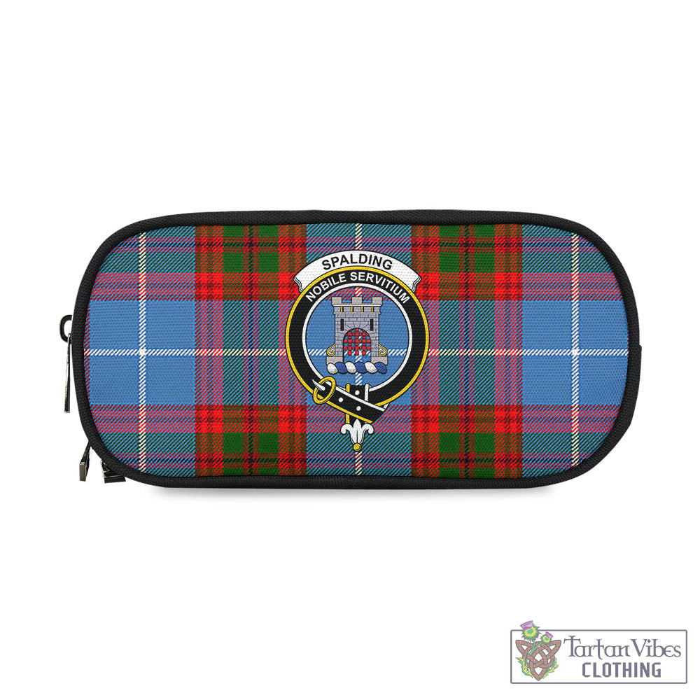 Tartan Vibes Clothing Spalding Tartan Pen and Pencil Case with Family Crest