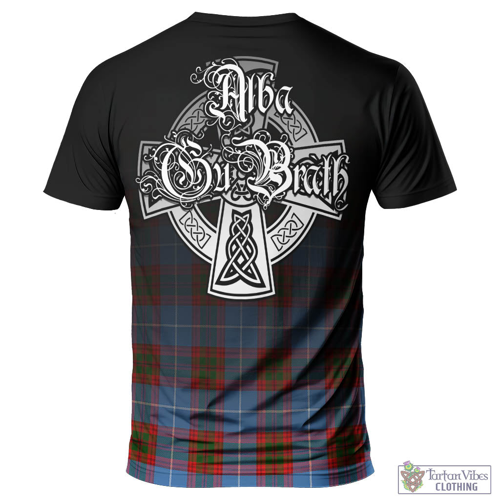 Spalding Tartan T-Shirt Featuring Alba Gu Brath Family Crest Celtic Inspired - Tartan Vibes Clothing