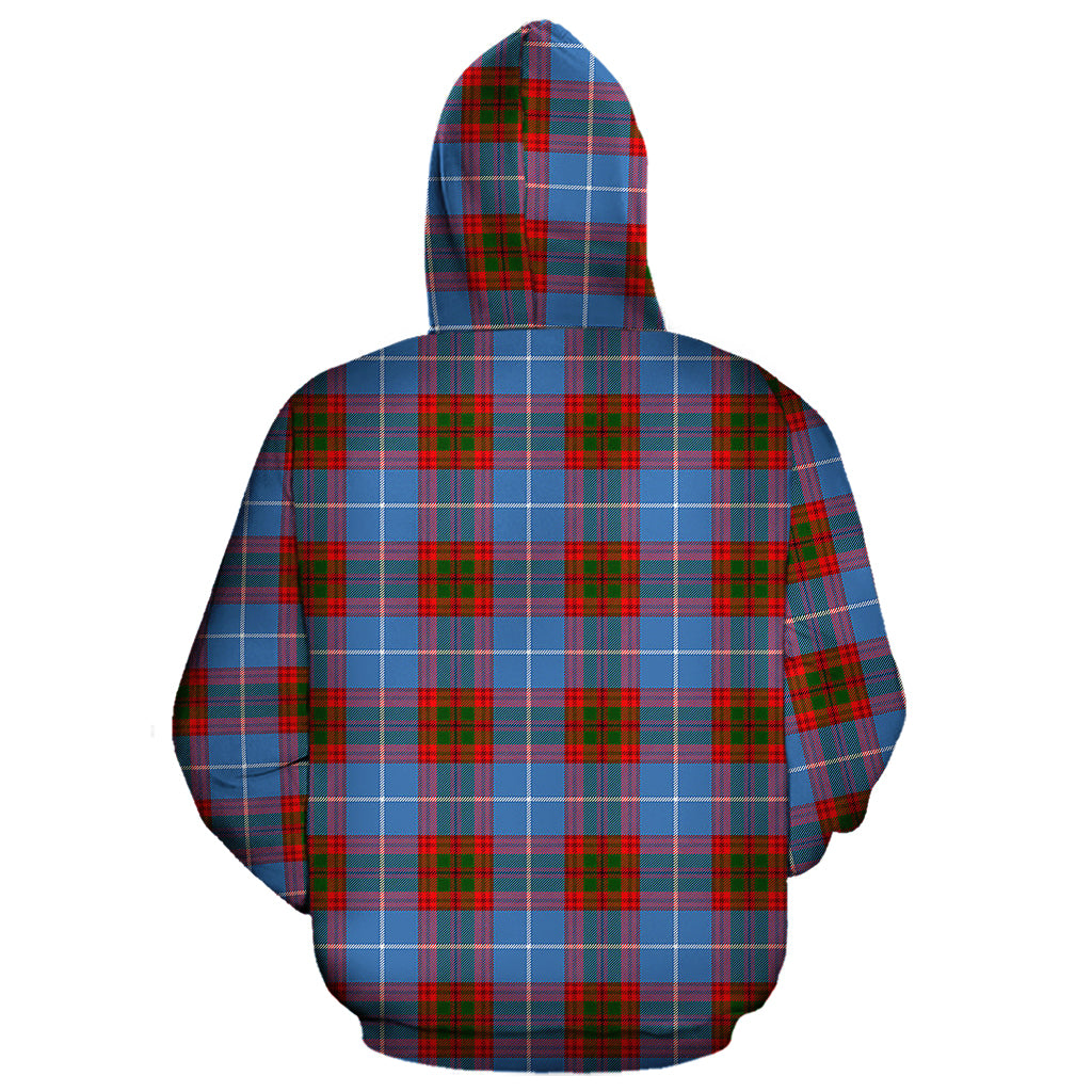 Spalding Tartan Hoodie with Family Crest - Tartan Vibes Clothing