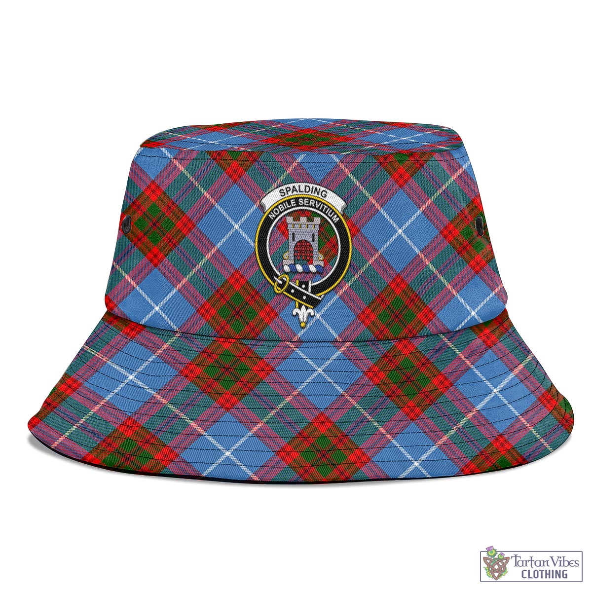 Spalding Tartan Bucket Hat with Family Crest - Tartan Vibes Clothing