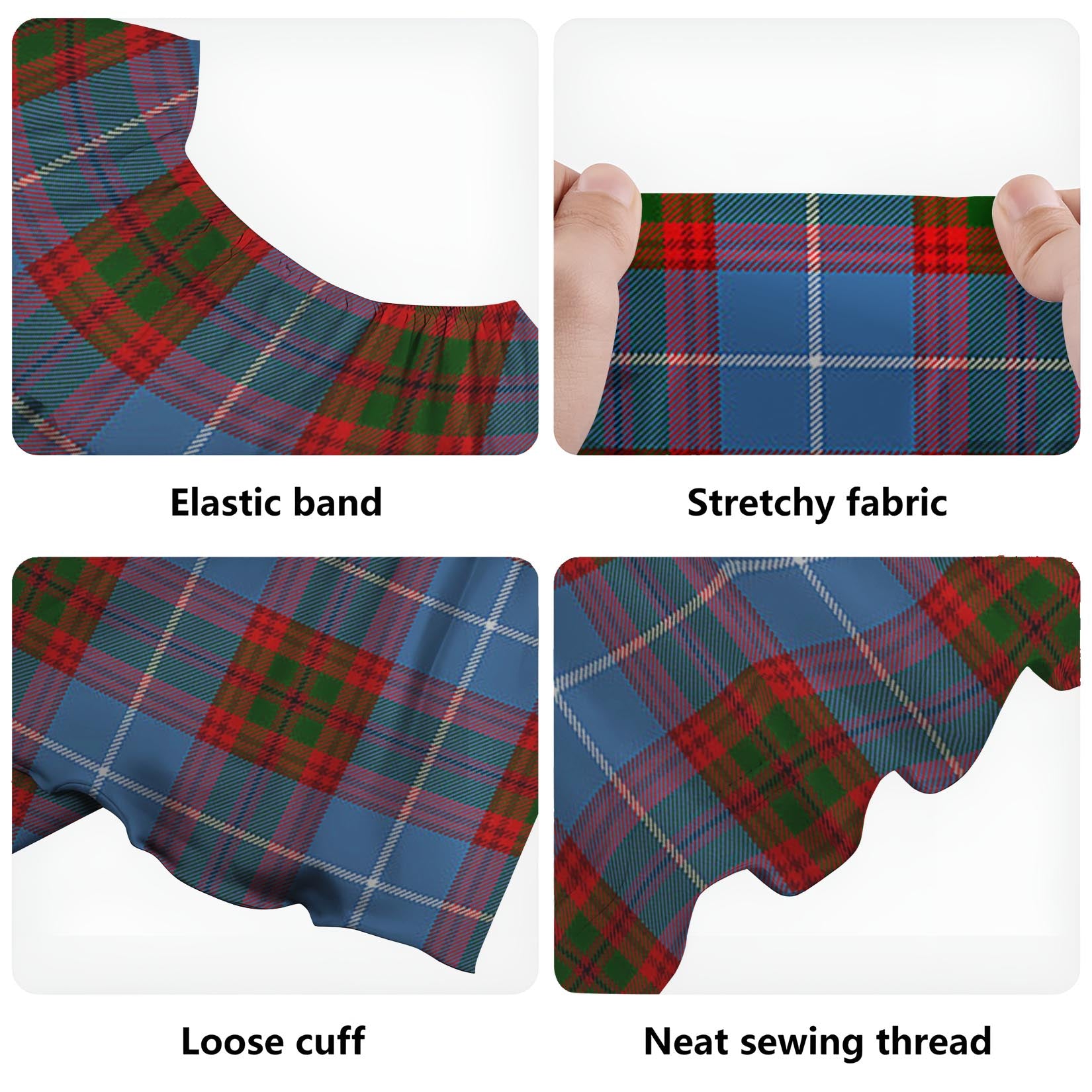 Spalding Tartan Off Shoulder Long Dress - Tartan Vibes Clothing
