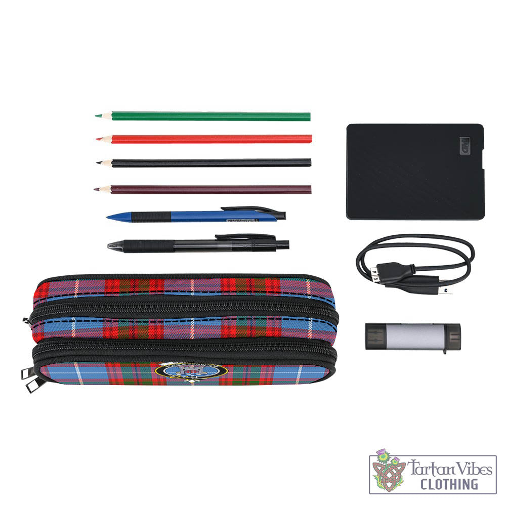 Tartan Vibes Clothing Spalding Tartan Pen and Pencil Case with Family Crest