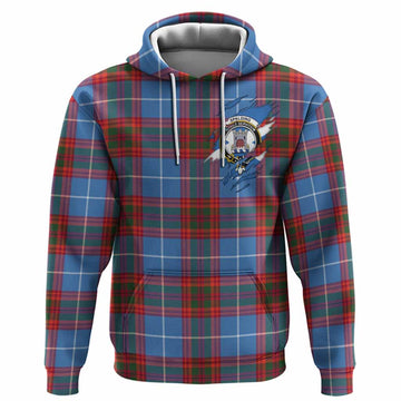 Spalding Clan Crest In Me Tartan Hoodie Scotland Flag Style