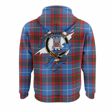 Spalding Clan Crest In Me Tartan Hoodie Scotland Flag Style