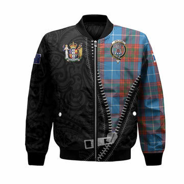 Spalding Tartan Bomber Jacket New Zealand Pattern Unique Zipper Stylized