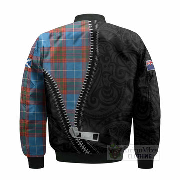 Spalding Tartan Bomber Jacket New Zealand Pattern Unique Zipper Stylized