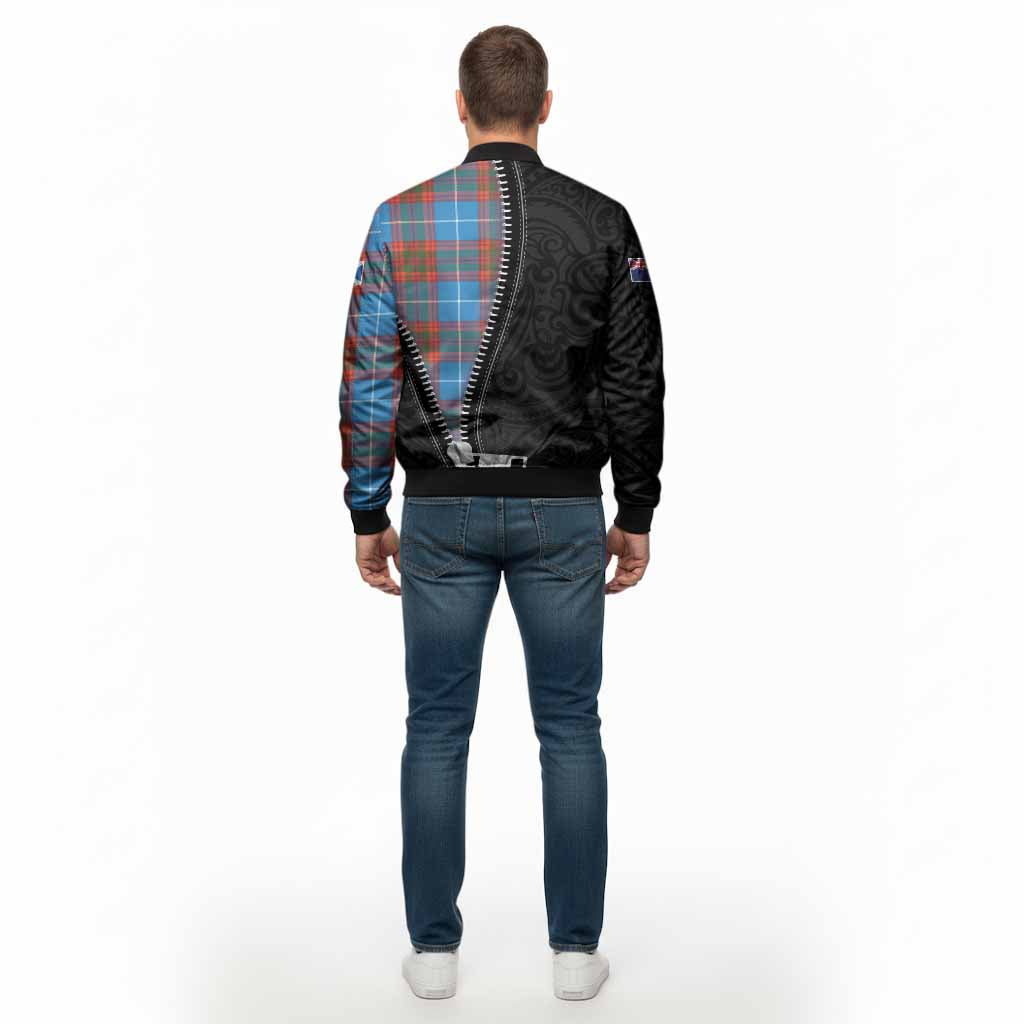 Spalding Tartan Bomber Jacket New Zealand Pattern Unique Zipper Stylized
