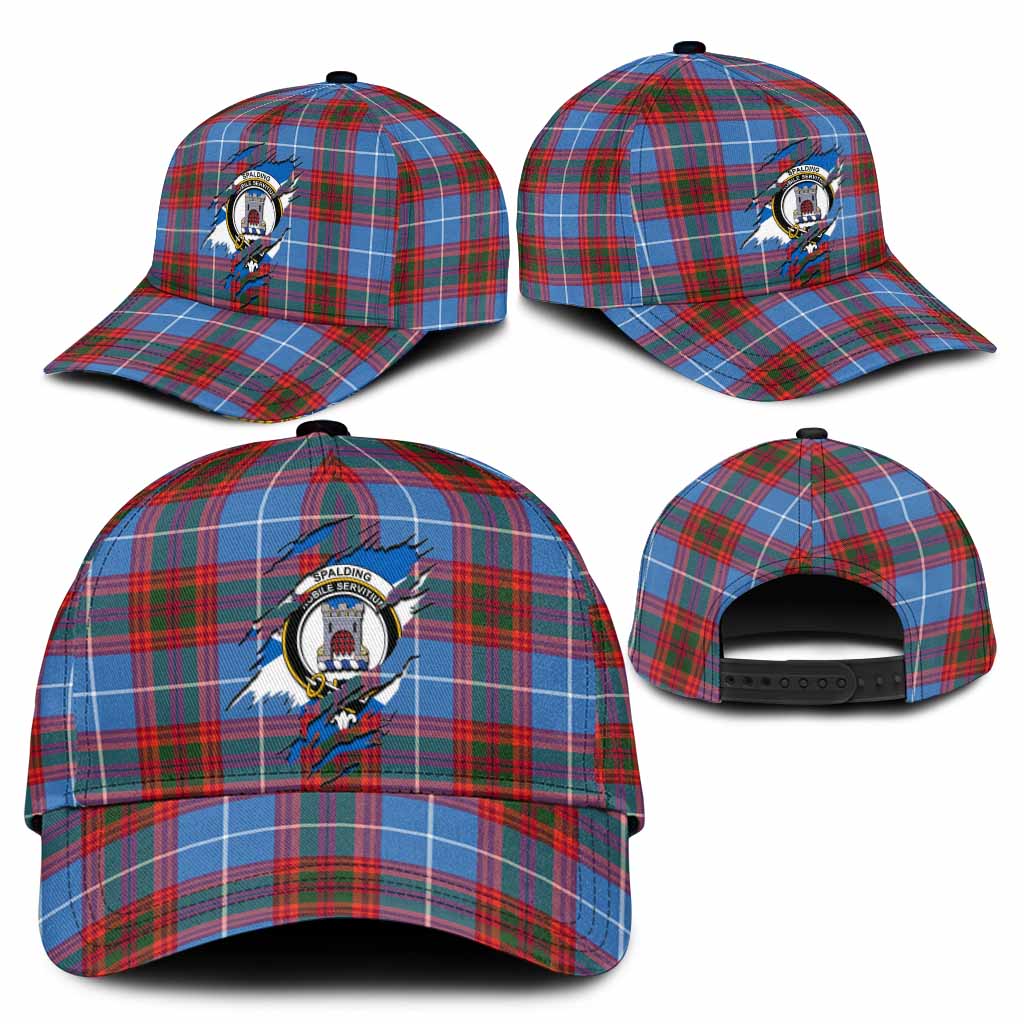 Spalding Tartan Classic Cap with Family Crest In Me Style