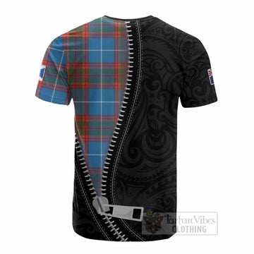 Spalding Tartan Cotton T-shirt New Zealand Pattern Unique Zipper Stylized