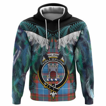 Spalding Tartan Crest Hoodie New Zealand Maori Korowai Cloak