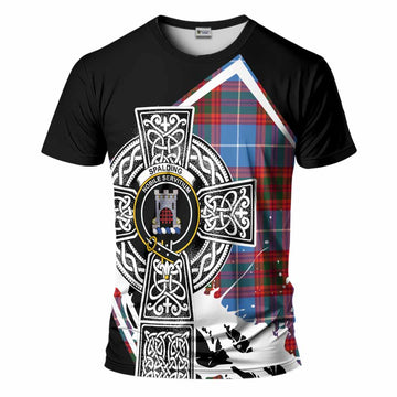 Spalding Tartan Crest T-Shirt Scottish Celtic Cross Heritage Kid's Shirt - Tartan Vibes Clothing