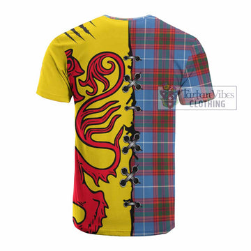 Spalding Tartan Family Crest Cotton T-shirt Lion Rampant Honor