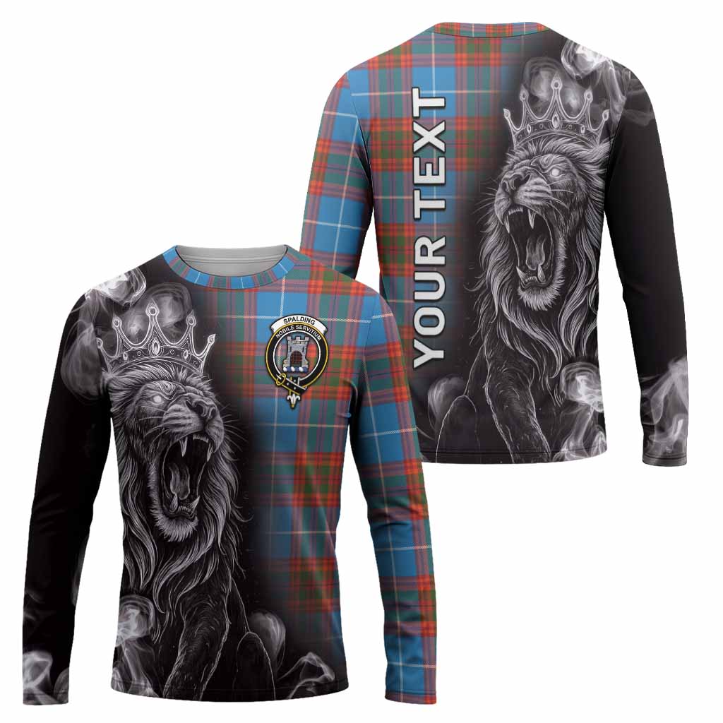 Spalding Tartan Long Sleeve T-Shirt Roaring Lion Heritage