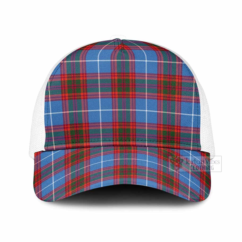 Spalding Tartan Mesh Trucker Cap One Size (Adjustable) White - Tartan Vibes Clothing