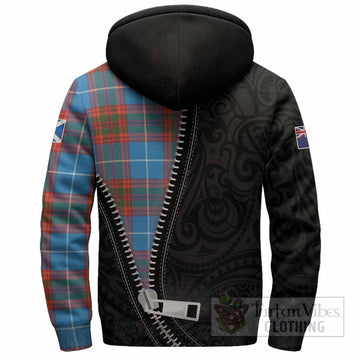 Spalding Tartan Sherpa Hoodie New Zealand Pattern Unique Zipper Stylized