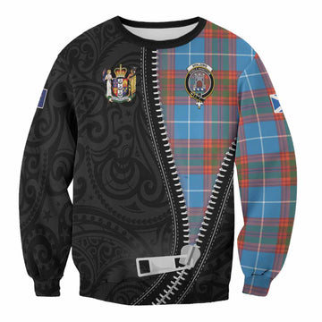Spalding Tartan Sweatshirt New Zealand Pattern Unique Zipper Stylized