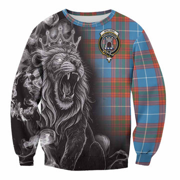 Spalding Tartan Sweatshirt Roaring Lion Heritage