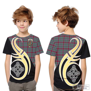 Spence Tartan Kid T-Shirt with Family Crest and Celtic Symbol Style Youth XL Size14 - Tartan Vibes Clothing