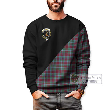 Spence Tartan Sweatshirt with Family Crest and Military Logo Style Unisex - Tartan Vibes Clothing