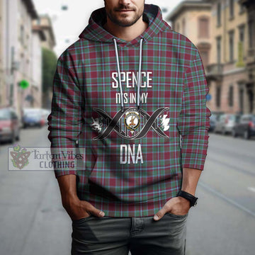 Spence Tartan Hoodie with Family Crest DNA In Me Style Pullover Hoodie - Tartan Vibes Clothing