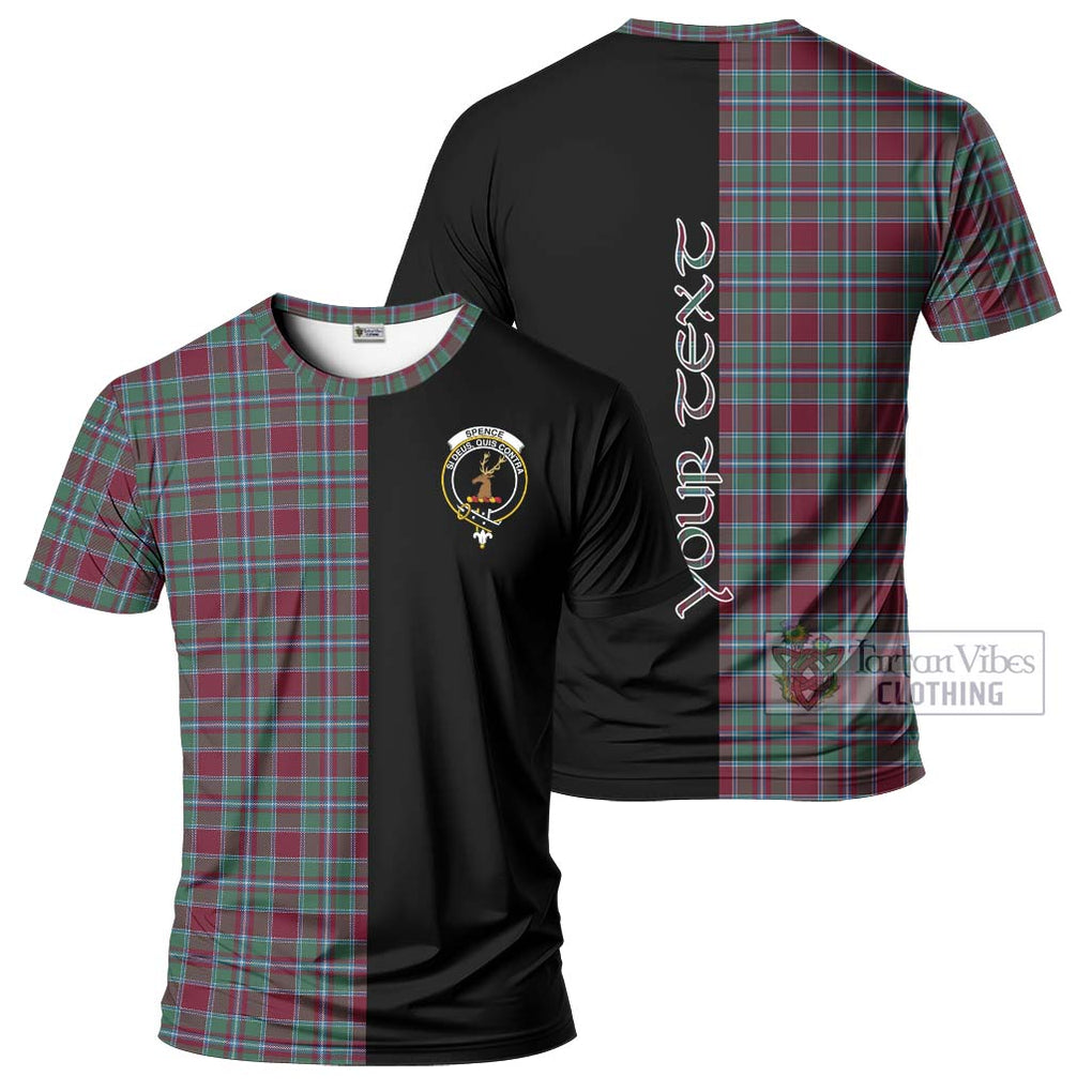Spence Tartan T-Shirt with Family Crest and Half Of Me Style Kid's Shirt - Tartan Vibes Clothing