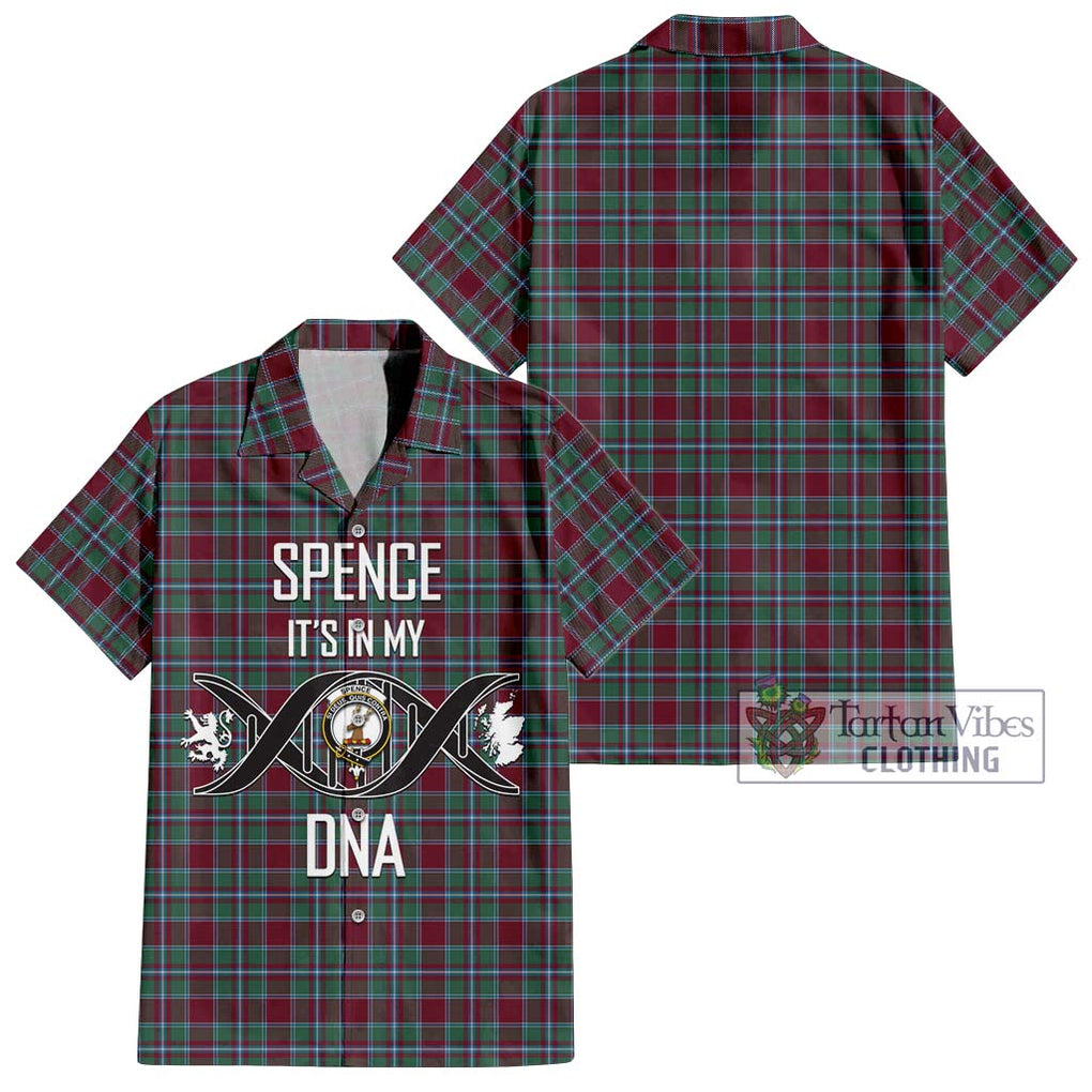 Spence Tartan Hawaiian Shirt with Family Crest DNA In Me Style Kid - Tartan Vibes Clothing