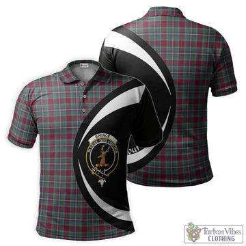 Spence Tartan Men's Polo Shirt with Family Crest Circle Style Kid - Tartan Vibes Clothing