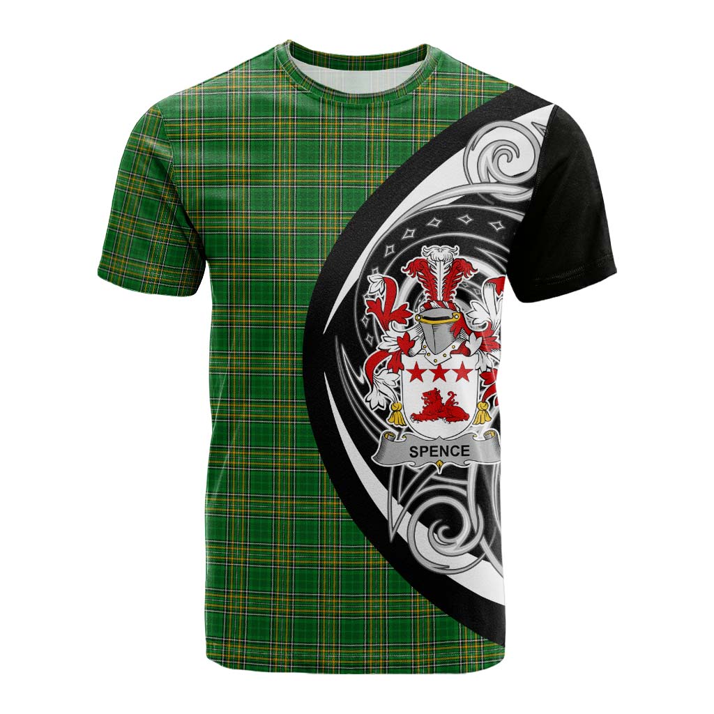 Tartan Vibes Clothing Spence Irish Clan Cotton T-shirt Celtic Circle Style