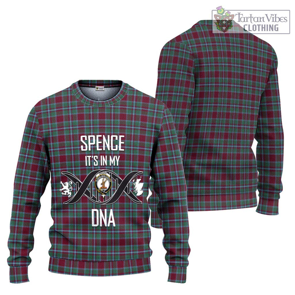 Spence Tartan Ugly Sweater with Family Crest DNA In Me Style Unisex - Tartan Vibes Clothing