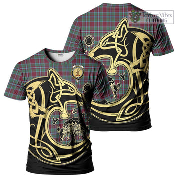 Spence Tartan T-Shirt with Family Crest Celtic Wolf Style Kid's Shirt - Tartan Vibes Clothing
