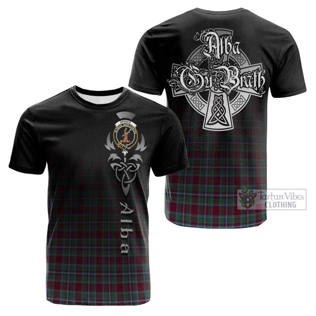Spence Tartan Cotton T-shirt Featuring Alba Gu Brath Family Crest Celtic Inspired Kid's Shirt - Tartan Vibes Clothing