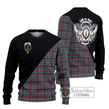 Spence Tartan Ugly Sweater with Family Crest and Military Logo Style Unisex - Tartan Vibes Clothing