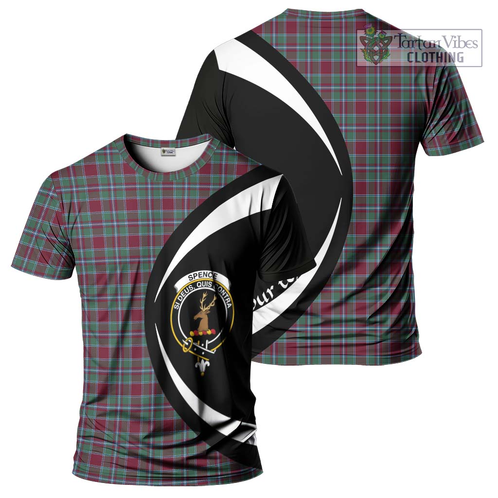Spence Tartan T-Shirt with Family Crest Circle Style Kid's Shirt - Tartan Vibes Clothing
