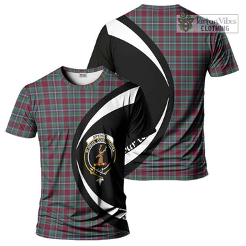 Spence Tartan T-Shirt with Family Crest Circle Style Kid's Shirt - Tartan Vibes Clothing