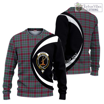 Spence Tartan Ugly Sweater with Family Crest Circle Style Unisex - Tartan Vibes Clothing