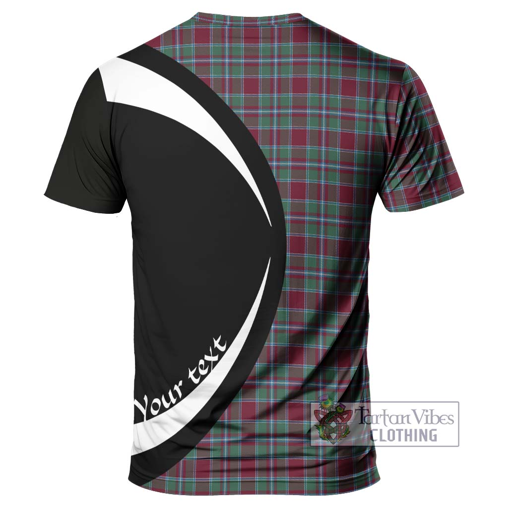 Spence Tartan T-Shirt with Family Crest Circle Style - Tartan Vibes Clothing