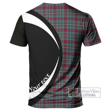 Spence Tartan T-Shirt with Family Crest Circle Style - Tartan Vibes Clothing