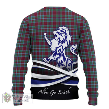Spence Tartan Ugly Sweater with Alba Gu Brath Regal Lion Emblem - Tartan Vibes Clothing