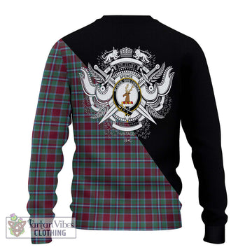 Spence Tartan Ugly Sweater with Family Crest and Military Logo Style - Tartan Vibes Clothing