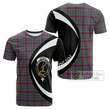 Spence Tartan Cotton T-shirt with Family Crest Circle Style Kid's Shirt - Tartan Vibes Clothing