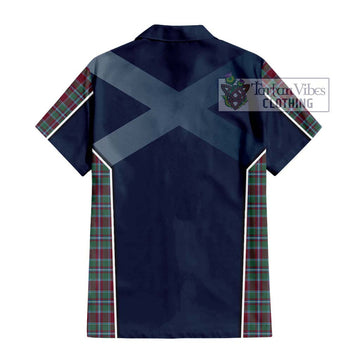 Spence Tartan Hawaiian Shirt with Family Crest and Lion Rampant Vibes Sport Style - Tartan Vibes Clothing
