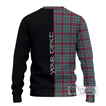 Spence Tartan Ugly Sweater with Family Crest and Half Of Me Style - Tartan Vibes Clothing