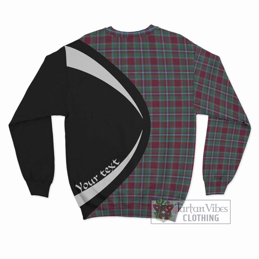 Spence Tartan Sweatshirt with Family Crest Circle Style - Tartan Vibes Clothing