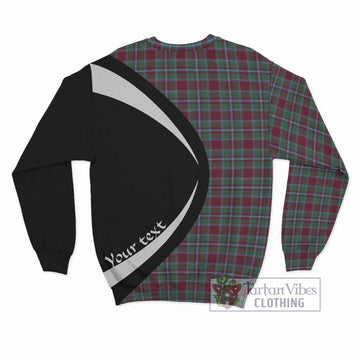 Spence Tartan Sweatshirt with Family Crest Circle Style - Tartan Vibes Clothing