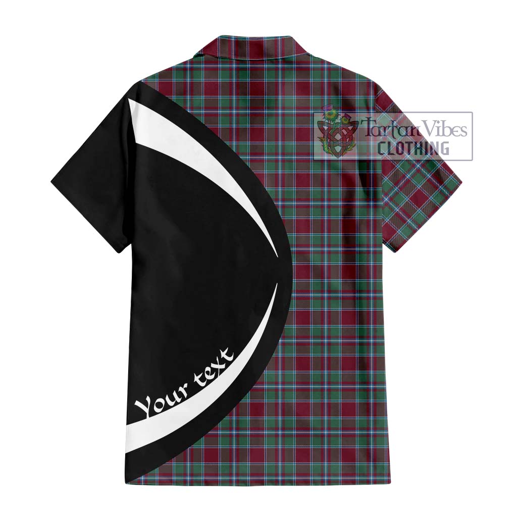 Spence Tartan Hawaiian Shirt with Family Crest Circle Style - Tartan Vibes Clothing